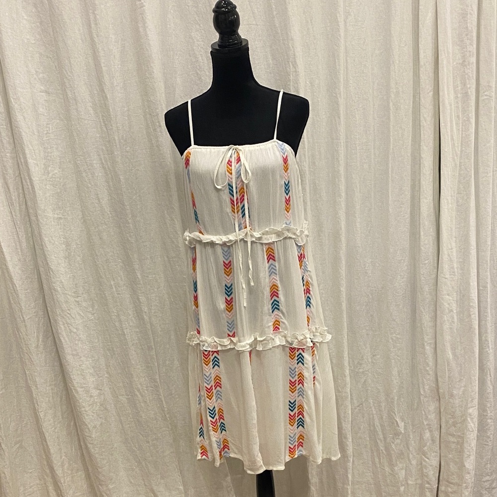 NEW Savanna‎ Jane Colorful Chevron Patterned Dress
